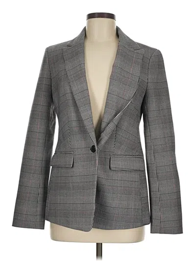 Pre-owned Ann Taylor Factory Blazer Jacket In Gray