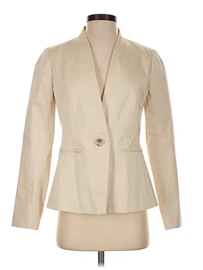 Pre-owned Ann Taylor Factory Blazer Jacket In Ivory