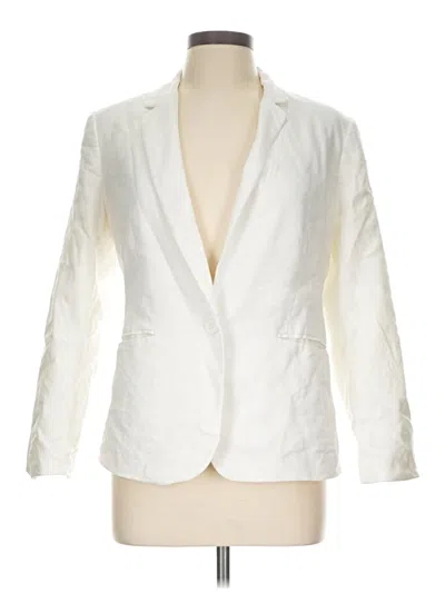 Pre-owned Ann Taylor Factory Blazer Jacket In Ivory
