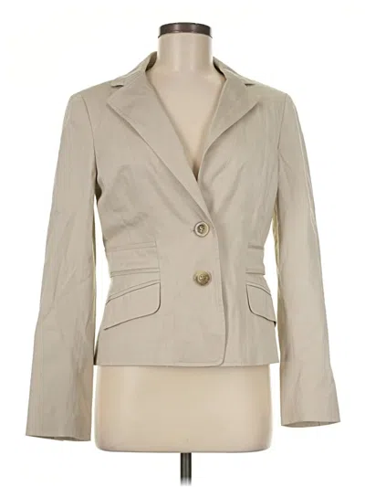 Pre-owned Ann Taylor Factory Blazer Jacket In Tan