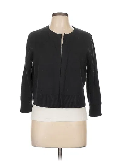 Pre-owned Ann Taylor Factory Cardigan Sweater In Black