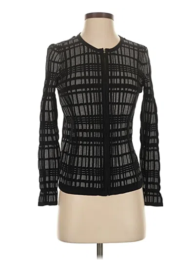 Pre-owned Ann Taylor Factory Cardigan Sweater In Black
