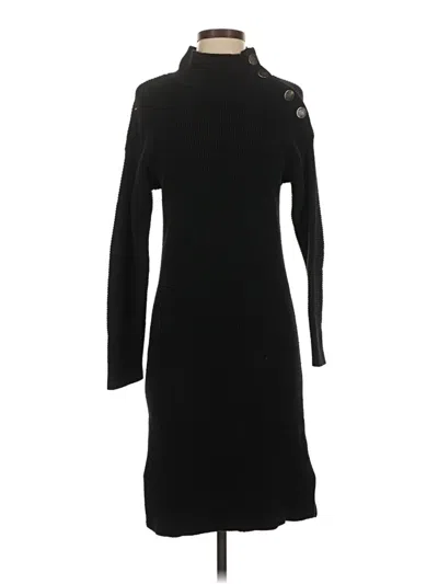 Pre-owned Ann Taylor Factory Cardigan Sweater In Black
