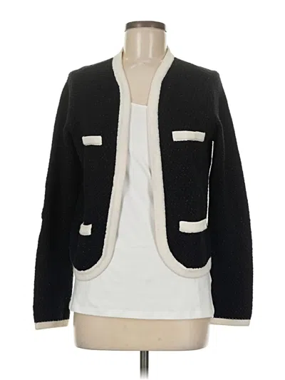 Pre-owned Ann Taylor Factory Cardigan Sweater In Black