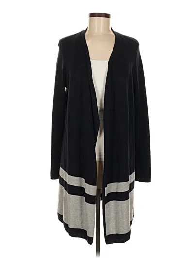 Pre-owned Ann Taylor Factory Cardigan Sweater In Black