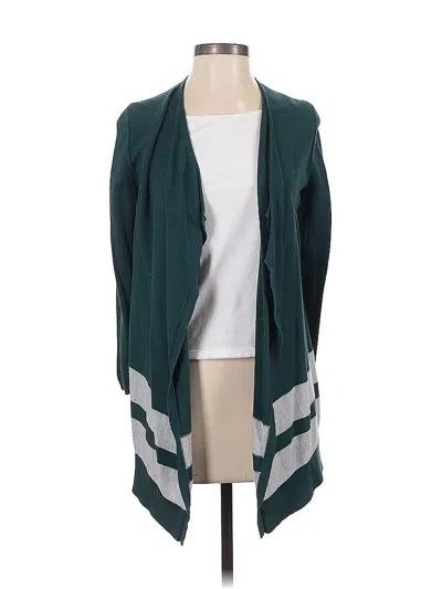 Pre-owned Ann Taylor Factory Cardigan Sweater In Blue