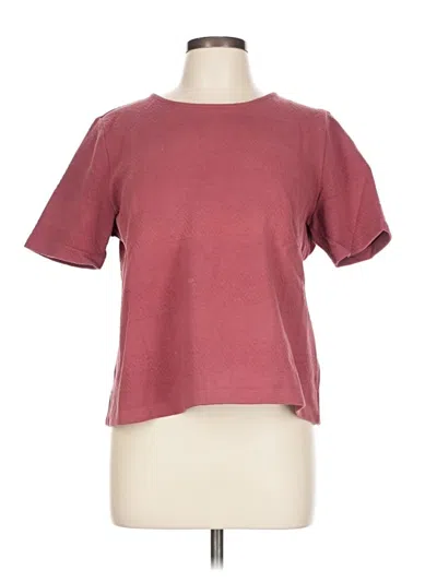 Pre-owned Ann Taylor Factory Cardigan Sweater In Burgundy