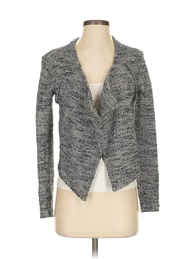 Pre-owned Ann Taylor Factory Cardigan Sweater In Gray