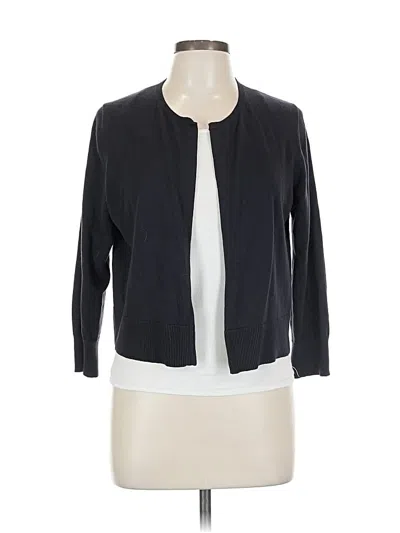 Pre-owned Ann Taylor Factory Cardigan Sweater In Gray