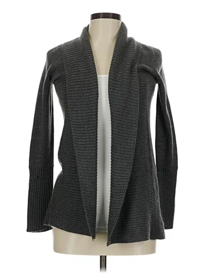 Pre-owned Ann Taylor Factory Cardigan Sweater In Gray