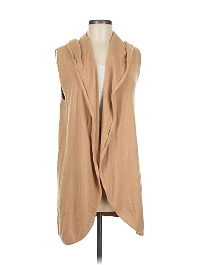 Pre-owned Ann Taylor Factory Cardigan Sweater In Tan