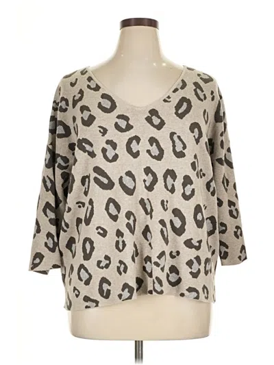 Pre-owned Ann Taylor Factory Cardigan Sweater In Tan