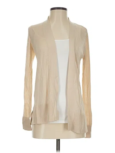 Pre-owned Ann Taylor Factory Cardigan Sweater In Tan