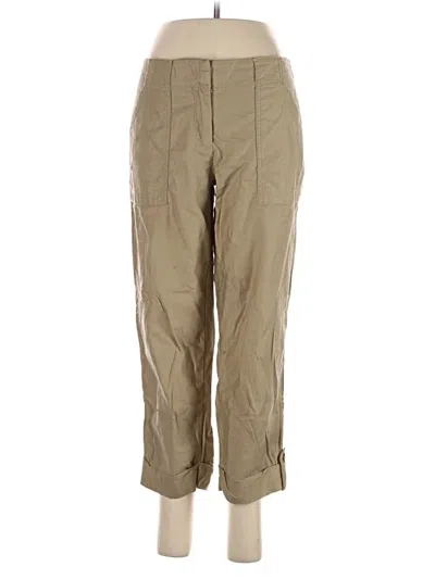 Pre-owned Ann Taylor Factory Cargo Pants In Tan