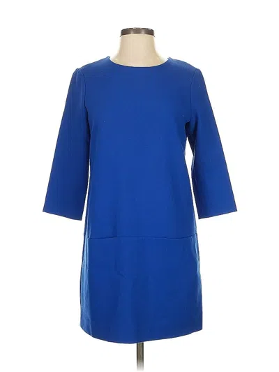 Pre-owned Ann Taylor Factory Casual Dress In Blue