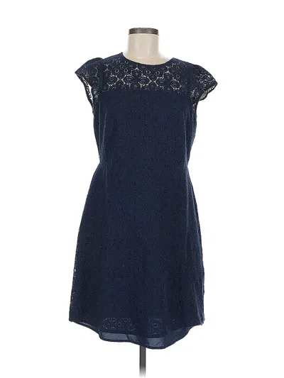 Pre-owned Ann Taylor Factory Casual Dress In Blue