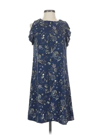 Pre-owned Ann Taylor Factory Casual Dress In Blue