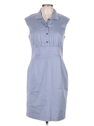Ann Taylor Factory Casual Dress In Blue