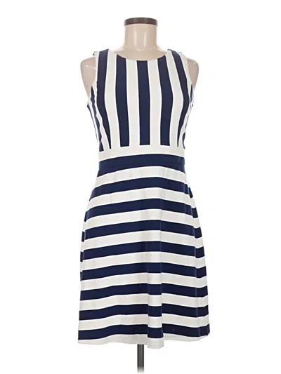 Pre-owned Ann Taylor Factory Casual Dress In Blue