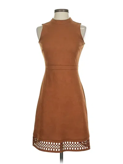 Pre-owned Ann Taylor Factory Casual Dress In Brown