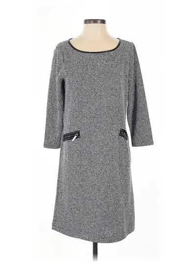 Pre-owned Ann Taylor Factory Casual Dress In Gray