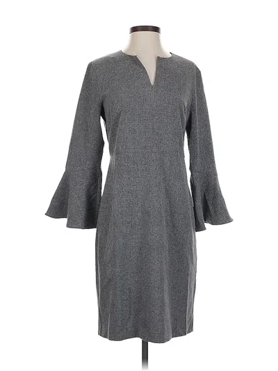 Pre-owned Ann Taylor Factory Casual Dress In Gray