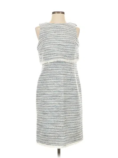 Pre-owned Ann Taylor Factory Casual Dress In Gray