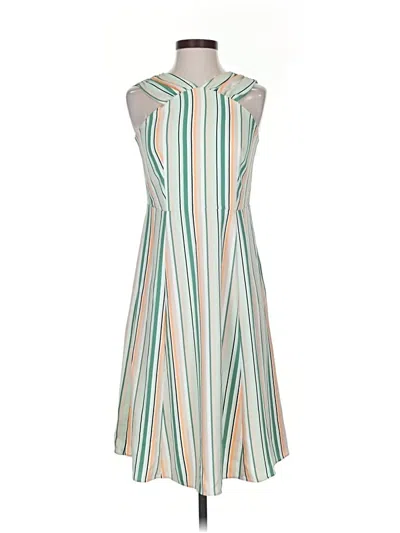 Pre-owned Ann Taylor Factory Casual Dress In Green