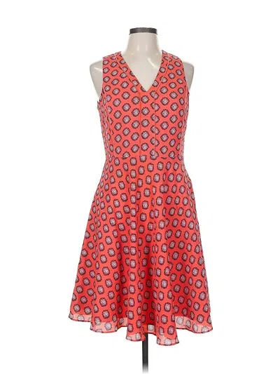 Pre-owned Ann Taylor Factory Casual Dress In Red