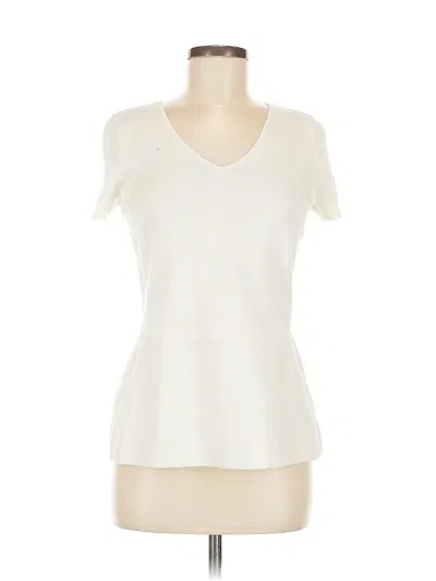 Pre-owned Ann Taylor Factory Casual Dress In White