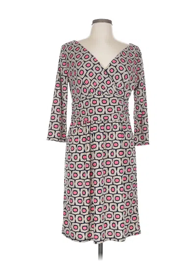 Pre-owned Ann Taylor Factory Casual Dress In White