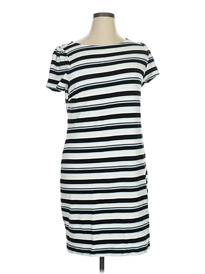 Pre-owned Ann Taylor Factory Casual Dress In White