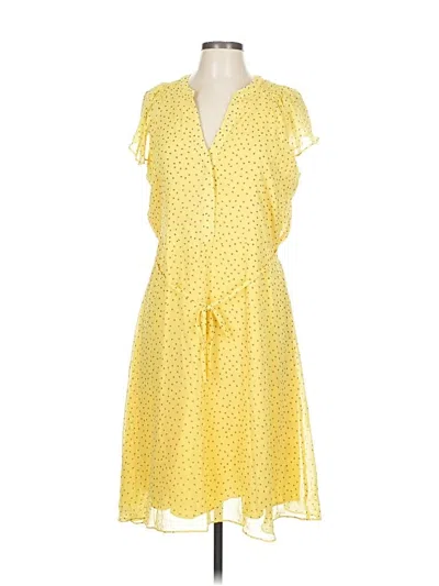 Ann Taylor Factory Casual Dress In Yellow