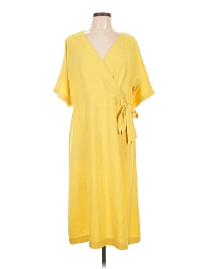 Pre-owned Ann Taylor Factory Casual Dress In Yellow