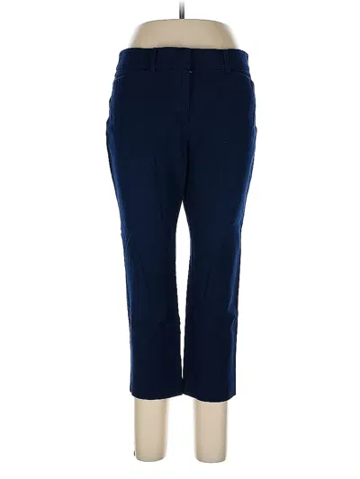 Pre-owned Ann Taylor Factory Casual Pants In Blue