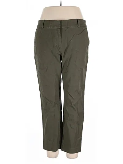 Pre-owned Ann Taylor Factory Casual Pants In Green