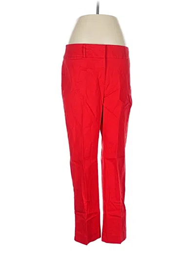 Pre-owned Ann Taylor Factory Casual Pants In Red