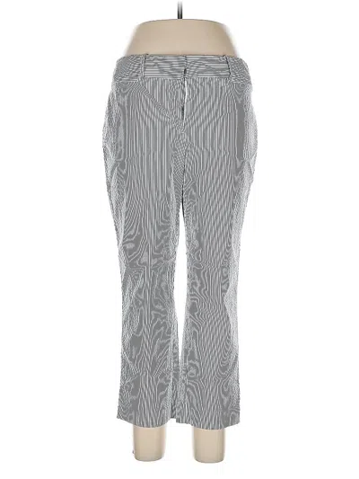 Pre-owned Ann Taylor Factory Casual Pants In Silver