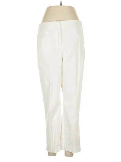 Pre-owned Ann Taylor Factory Casual Pants In White