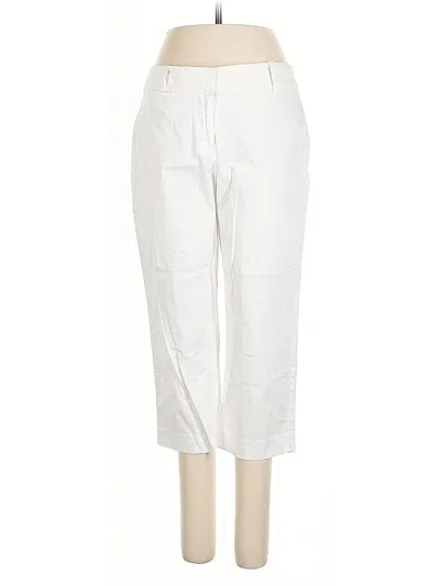 Pre-owned Ann Taylor Factory Casual Pants In White