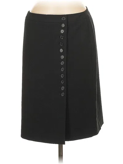 Pre-owned Ann Taylor Factory Casual Skirt In Black
