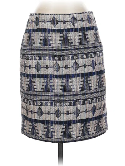 Pre-owned Ann Taylor Factory Casual Skirt In Blue