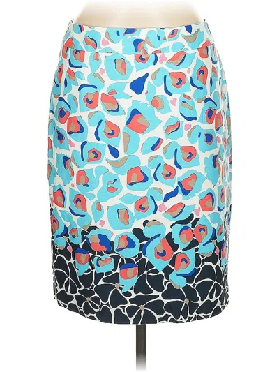 Pre-owned Ann Taylor Factory Casual Skirt In Blue