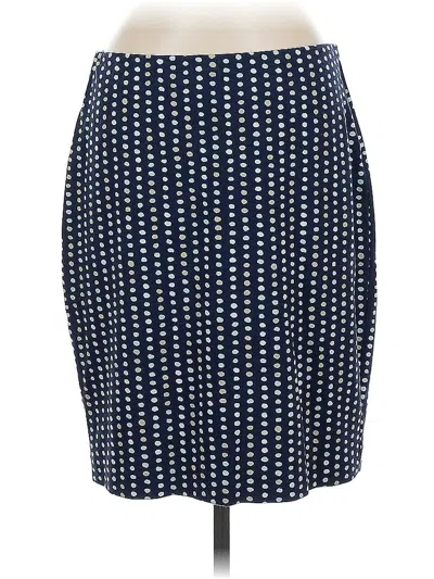 Pre-owned Ann Taylor Factory Casual Skirt In Blue