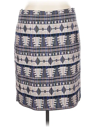 Ann Taylor Factory Casual Skirt In Blue