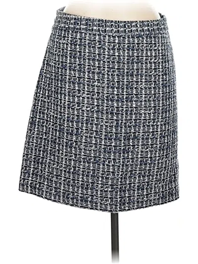 Pre-owned Ann Taylor Factory Casual Skirt In Blue
