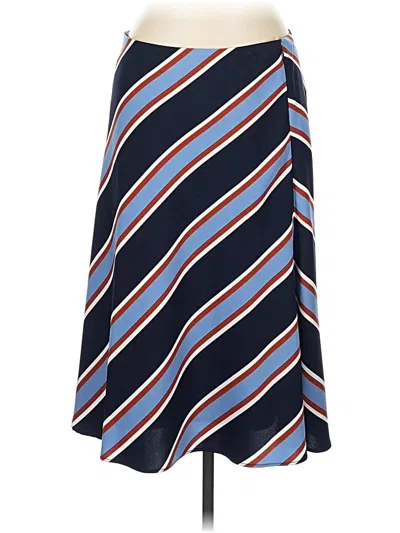 Pre-owned Ann Taylor Factory Casual Skirt In Blue