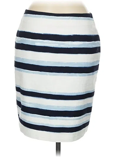 Ann Taylor Factory Casual Skirt In Blue