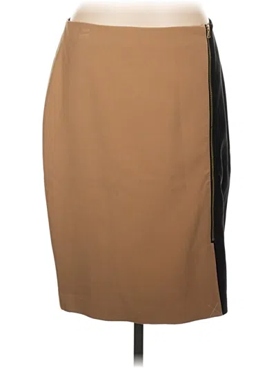 Ann Taylor Factory Casual Skirt In Brown