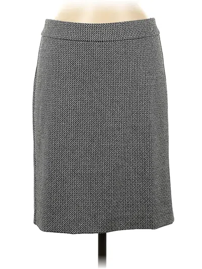 Pre-owned Ann Taylor Factory Casual Skirt In Gray